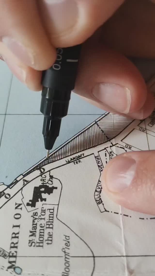 Transforming old paper maps into portraits, one line at a time