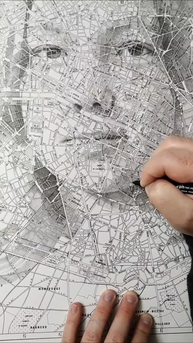 Crosshatching compilation 🗺️✍️

A few favourite drawings from recent years, all created in ink pen over original antique maps from my collection.